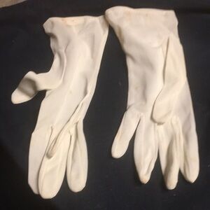 White Rubber Gloves